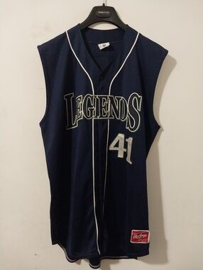 Rawlings Game Issued Lexington Legends Minor League Away Vest Jersey Size 50